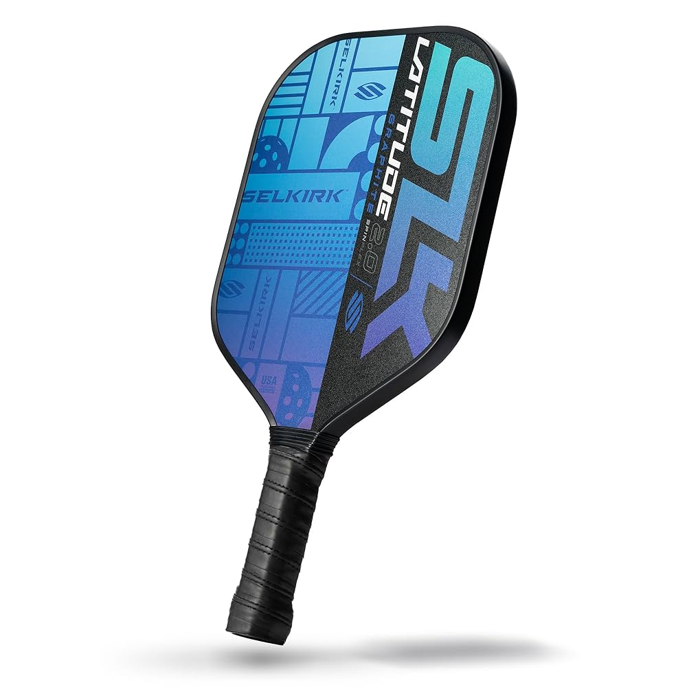 ピックルボール パドル Raw Carbon FIber Light Blue ピックルボール パドル Raw Carbon FIber Light Blue